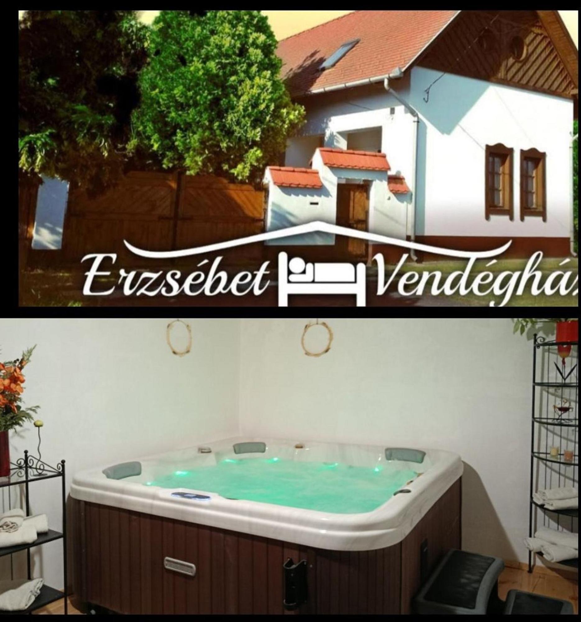 Erzsebet Vendeghaz Es Apartman Hajdúszoboszló Exterior foto